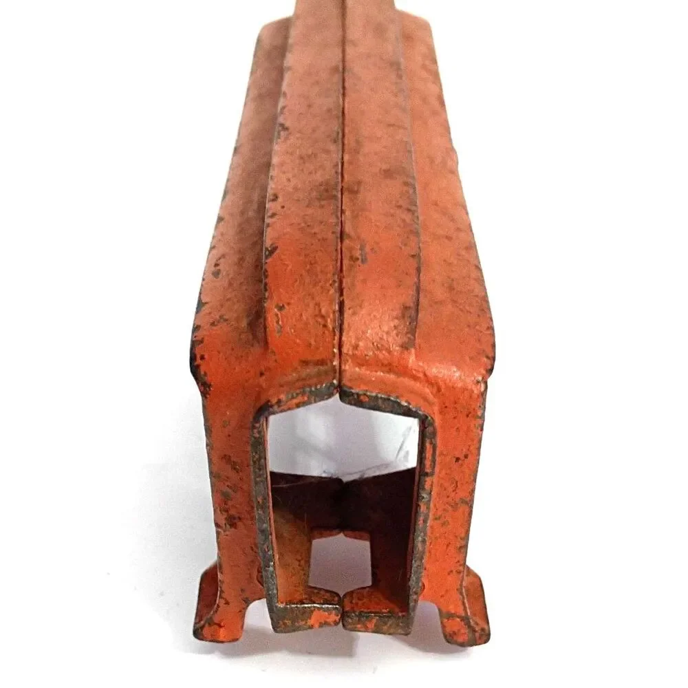 Antique Cast Iron Streetcar #402 Vintage Railroad Toy Circa 1930s Train Railway